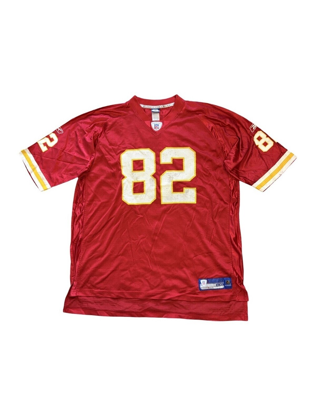 Vintage Dante Hall Kansas City Chiefs Reebok Jersey Red Nylon Men’s Size 2XL